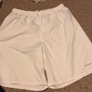 White Patagonia shorts